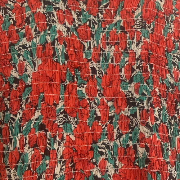 New! Never worn. Darling Red Floral Dress - Picture 3 of 3